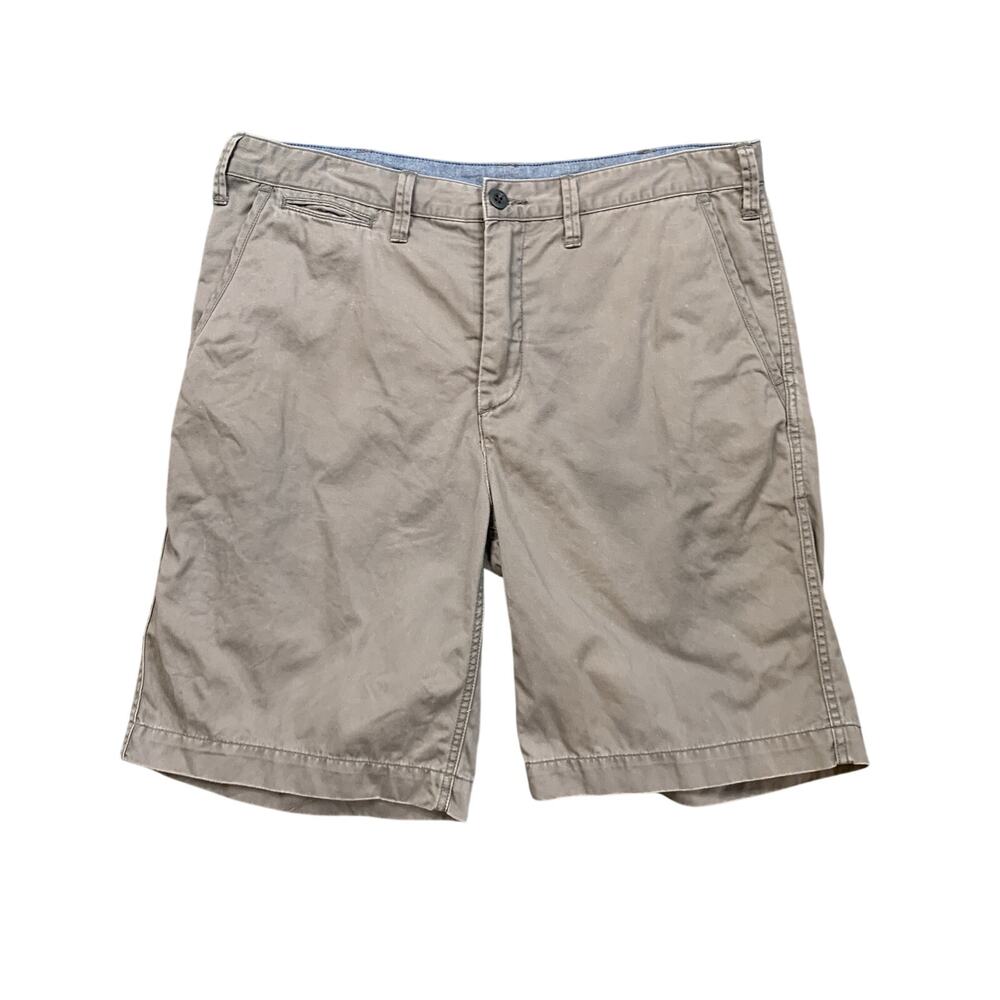 Polo Ralph Lauren Shorts Mens 34 Smoke Gray Cotton Relaxed Fit Cargo Chino